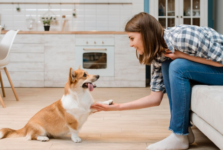 How to Play with a Dog Indoors - Short, Regular Training Sessions